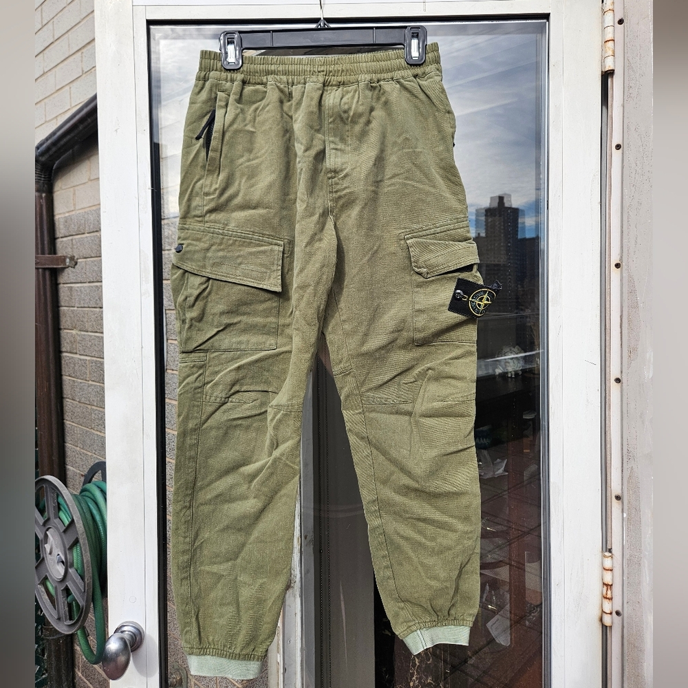 Stone Island Cargo Pants Olive Green Wasit 30